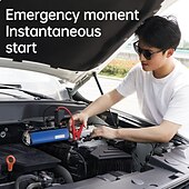 cheap Vehicle Repair Tools-Car Starter Power Bank Car Tire Compressor Portable Charger Car Jump Starter Air pump Booster Auto Emergency Start