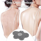 economico Gadget bagno-Tappetino per la pulizia dei piedi da doccia, in silicone, detergente esfoliante per la schiena, tappetino per la pulizia dei piedi con ventose per la parete antiscivolo - dita dei piedi che prudono,