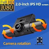 cheap Car DVR-1080p Full HD / Boot automatic recording Car DVR  Wide Angle 2 inch Dash Cam with Loop recording / Fast recording / Video  photo 4 infrared LEDs Car Recorder