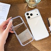 זול נרתיקים לאייפון-טלפון מגן עבור iPhone 17 Pro Max 17 Air 17 16 15 14 Pro Max Plus 13 Pro Max כיסוי אחורי שקוף עמיד בזעזועים אקרילי PC