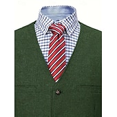  gilet da uomo, gilet da esterno, casual, quotidiano, autunno e inverno, in poliestere, tinta unita, termico, caldo, blazer monopetto, nero, blu, marrone, verde