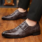 levne Poloformální-Pánské modré texturované oxfordky – elegantní společenské boty z umělé kůže s lesklým povrchem, elegantní společenské boty do kanceláře, na svatby a společenské akce