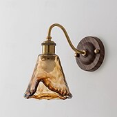 voordelige Wandverlichting voor binnen-LED wandlamp glas 1-lichts moderne wandlamp, minimalistische glazen wandlamp, voor studeerkamer woonkamer slaapkamer 110-240v