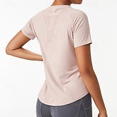 levne Běžecké tričko a tílka-Dámské Jednobarevné Gymnastická košile Koşu Tişörtü Léto Jaro Podzim Síťka Krátký rukáv Oblečení na atletiku Rychleschnoucí Yumuşak Ter Emen Tělocvična Běh Cvičení Černá Světlá růžová Modrá sportovn