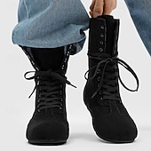 economico Stivaletti alla caviglia-stivali alti da uomo in pelle scamosciata gialla: un trend setter urbano, un comodo design con lacci per un uso casual o quotidiano