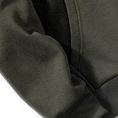 billige 3d-hettegensere for menn-Herre Hattetrøje Svart Militærgrønn Kakifarget Med hette Kamuflasje Lomme Sport &amp; Utendørs Daglig Ferie Polyester Gatemote Grunnleggende Fritid Vår Høst Klær Gensere Gensere