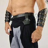 billiga Rustning-Retro / vintage Medeltida kostymer Renässans Vapen och Rustning armband Tillbehör set Krigare Alf Viking Maskeradkläder Herr Dam Unisex Viking fantasi Halloween Karnival Prestanda LARP Ren Faire Vuxen