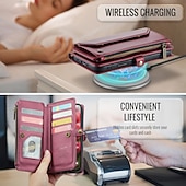 billiga iPhone-fodral-telefon fodral Till iPhone 17 Pro Max 17 Air 17 Plånboksfodral med snodd med handledsrem Stöd TPU PU läder