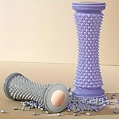 baratos Cuidados Pessoais &amp; Saúde-1 rolo de massagem para os pés para fáscia plantar – exercitador de pés doméstico não elétrico, material plástico para maior conforto dos pés