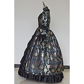 Χαμηλού Κόστους Φορέματα-Γοτθική Λολίτα Ροκοκό Βικτοριανό Φανταστική φορεσιά Τουαλέτα Φόρεμα χορού Μεγάλα Μεγέθη Βασίλισσα Πριγκίπισσα Φλοράλ Φανταχτερή Φόρεμα Γυναικεία βασιλικός Απόκριες Επίδοση Μασκάρεμα Ρεν Φερ Ενηλίκων