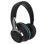 billiga Hörlurar för på och över örat-Bluetooth-hörlurar trådlösa hörlurar med mikrofon USB-adapter headset brusreducerande stereo vikbar bas för TV-hörlurar