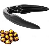 お買い得  キッチン用品＆小物-栗皮むき器 ナッツクラッカーツール ステンレススチール クロスカッター 多機能 クルミクランプ 栗殻開け器 耐久性のあるキッチンガジェット 簡単にナッツを開ける 家庭用調理アクセサリー