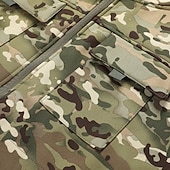 baratos jaqueta esportiva-Homens Casaco exterior Jaqueta Softshell Jaqueta de Trilha Férias Diário A Prova de Vento À Prova-de-Água Bolsos Outono Inverno Tecido Côr Camuflagem Moda Clássico Com Capuz Padrão Cinzento Verde