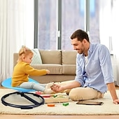 tanie Aktywność na świeżym powietrzu-zabawki sensoryczne dla autyzmu,podwójny uchwyt,krzesło obrotowe dla autyzmu,ćwiczenie koordynacji ciała,siedzenie i kręcenie,metalowa podstawa,bezpieczniejsze krzesło obrotowe dla dzieci sensoryczne