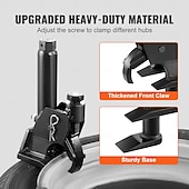 זול ספקי בית-כלי ידני למניעת צמיגים עמיד, מתאים לצמיגים בגודל 38"-42" - שבירה קלה של צמיגי הצמיג, מבנה פלדה עמיד, אידיאלי לטרקטורונים, UTV, טרקטורים, משאיות, מכוניות - אין צורך בחשמל, כלי צמיגים