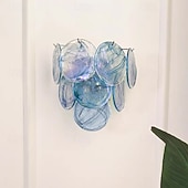 Недорогие Бра-настенный светильник с дисками из розового муранского стекла