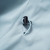 economico giacca sportiva-Per uomo Giacca da Esterno Impermeabile Giacca da Escursionismo Vacanza Quotidiano Impermeabile Antivento Tasca Autunno Inverno Semplice Moda Classico Con Cappuccio Regolare Nero Verde chiaro Azzurro