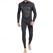 abordables Lycra de surf-Homme Maillots de bain intégraux Combinaison Fine UPF50+ manche longue Maillot de Bain Fermeture Eclair Dorsale Natation Plongée Surf Plongée en apnée Patchwork Été Printemps Automne