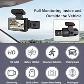 お買い得  車載DVR-S8 1080p ブート自動録音 車のDVR ９０度 広角の CMOS 3 インチ IPS ダッシュカム ととも​​に エンドレスレコーディング / ループ・サイクル・レコーディング / 高速録音 4 赤外線LED カーレコーダー