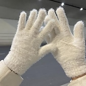 halpa Käsineet-Naisten 1 pari Sormenpää / Talvi käsineet Katutyyli / Ulkoilma Hanskat - Yhtenäinen Pisin sormi