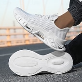 cheap Men&#039;s Sneakers-Men&#039;s Red Fashion Sneakers – Breathable Lace-Up Sport Shoes with Modern Sole Design for Running, Gym, Streetwear and Casual Weekend Outfits