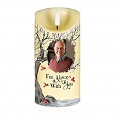 preiswerte Erinnerungsgeschenk-Personalisierte LED-Gedenkkerze mit individuellem Foto, Beileidsgeschenke für den Verlust geliebter Menschen, elegantes Erinnerungslicht für die Dekoration des Schlafzimmers zu Hause, Hommage an