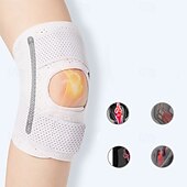 baratos Acessórios de Corrida-Feminino Pacote com 2 joelheiras de compressão esportiva Anti-Escorregar Tecido Dor no joelho Suporte de joelho Para Exercite-se LCA Levantamento de peso