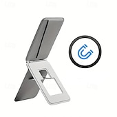 economico Supporto per telefono-Supporto magnetico multifunzionale per telefono con slot per schede e 1 magnete adesivo compatibile con la serie iPhone, utilizzo multi-scenario, angolazione regolabile e supporto magnetico pieghevole