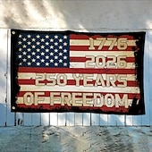 halpa Puutarhaliput, Banner-Yhdysvaltojen 250-vuotisjuhlavuosilippu Amerikka 1776-2026 kartta isänmaalliset tähdet pihakyltit juhlatarvikkeet riippuva sisustus huoneeseen talo tervetuloa valokuva tausta 50-vuotisjuhla 4. heinäkuuta itsenäisyyspäivä 3x5 jalkaa