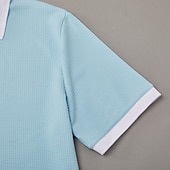 Pánské Golfová košile Vaflové pletené polo tričko Obchod Ležérní Klasický Krátký rukáv Módní Moderní Pevná barva Knoflíky Léto Jaro Žlutá Námořnická modř Khaki Světle modrá Golfová košile levne Pánské klasické polo-Pánské Golfová košile Vaflové pletené polo tričko Obchod Ležérní Klasický Krátký rukáv Módní Moderní Pevná barva Knoflíky Léto Jaro Žlutá Námořnická modř Khaki Světle modrá Golfová košile