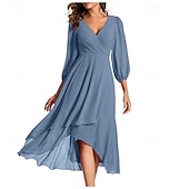 Femmes Robe Longue Maxi Robe Robe de Soirée Mousseline de Soie Robe en Chiffon Élégant Mode Moderne Extérieur Soirée Coupe régulière Uni manche longue Col en V Noir Blanche Rouge Bleu Printemps abordables Robes en chiffon-Femmes Robe Longue Maxi Robe Robe de Soirée Mousseline de Soie Robe en Chiffon Élégant Mode Moderne Extérieur Soirée Coupe régulière Uni manche longue Col en V Noir Blanche Rouge Bleu Printemps