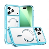 cheap iPhone Cases-Phone Case For Samsung Galaxy 17 Pro Max 17 Air 16 15 14 Pro Max Plus 13 Pro Max Back Cover Magnetic Adsorption Support Wireless Charging Kickstand Non-Yellowing Retro TPU Acrylic