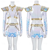  Inspirado em ídolos coreanos Estrela pop Ocasiões Especiais Fantasias Originais Ídolo Virtual for Mulheres Adulto Dia Das Bruxas Carnaval Espetáculo Comic Con Anime Expo