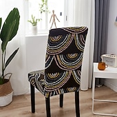 כיסוי לכיסא אוכל נמתח, כיסוי מושב קצר נשלף ורחיץ ידידותי לחיות מחמד, מגן כיסא עמיד למלון, חדר אוכל, אירועים, מסיבת חתונה זול כיסוי כיסא אוכל-כיסוי לכיסא אוכל נמתח, כיסוי מושב קצר נשלף ורחיץ ידידותי לחיות מחמד, מגן כיסא עמיד למלון, חדר אוכל, אירועים, מסיבת חתונה