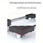 preiswerte Haushaltswaren-verstellbarer Computerwagen aus Metall mit Universalrädern und belüfteter Kühlbasis – Desktop-Computerständer zur Aufbewahrung im Büro