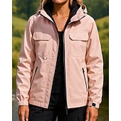  Naisten Tuulitakki Softshell-takki Vaellustakki Ulko- Vedenkestävä Tuulenkestävä Vaellusasut Vaellusvaatteet Kevät Syksy Topit Telttailu / Retkely / Luolailu Juoksu Yhtenäinen väri Musta Valkoinen