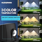 2/4 db-os napelemes led fali lámpa meleg fehér fény rgb világítás napelemes fali lámpa kültéri kerti veranda kerítés karácsonyi tájdekoráció olcso kültéri karácsonyi fények-2/4 db-os napelemes led fali lámpa meleg fehér fény rgb világítás napelemes fali lámpa kültéri kerti veranda kerítés karácsonyi tájdekoráció