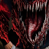levne Chlapecké halloweenské kostýmy-předvečer Všech svatých Chlapecké 3D Grafika Tričko Košilky Dlouhý rukáv Jaro Podzim Módní Základní Děti 4-12 let Tričkový Venkovní Ležérní Denní Běžný