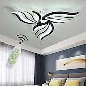 preiswerte Dimmbare Deckenleuchten-dimmbar cluster design deckenleuchten kunststoff künstlerischer stil modern stil neuheit schwarz led modern 110-240 v