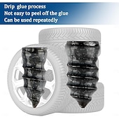 olcso Járműszolgáltatás-100 db gumiabroncs javító gumiszeg, gumiabroncs javító gumicsavarok fekete színben, gumiabroncs csavardugó, gyorsszerszám önkiszolgáló gumiabroncs javító szeg autó motorkerékpár gumiabroncshoz,