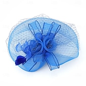 ieftine fascinatoare-Palarioare Tul Pană Pălărie Nuntă Petrecere ceai Cursă de cai cocktail Elegant Epocă Cu Pene Diadema Articole Pentru Cap