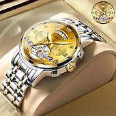 Χαμηλού Κόστους Ρολόγια Quartz-Προηγμένο Ρολόι Χεριού Ανδρών Μοντέρνο Αντρικό Ρολόι Quartz Μοντέρνο Ημερολόγιο Λαμπερός Δείκτης Η Καλύτερη Επιλογή Δώρου για Άντρες