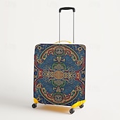 cheap Home Wear &amp; Home Slippers-Art Style Printed Luggage Cover Stretch Suitcase Protector Elastic Travel Baggage Cover