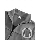 Herre Utendørs jakke Fleece-jakke Formell Hjem Hold Varm Lomme Grunnleggende Vår Høst Helfarge Aktiv Nøytral Skjortekrage Normal Mørkegrå Svart Hvit Lilla Oransje Jakker billige Uformelle jakker-Herre Utendørs jakke Fleece-jakke Formell Hjem Hold Varm Lomme Grunnleggende Vår Høst Helfarge Aktiv Nøytral Skjortekrage Normal Mørkegrå Svart Hvit Lilla Oransje Jakker