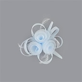 abordables Fascinateurs-Fascinators Tissu Chapeau Fedora Mariage Fête du thé Course de Chevaux Cocktail Élégant ancien Avec Plume Casque Couvre-chef