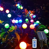 billige Landskapslys-6 i 1 Utendørs Solcelle Vanntett Fyrverkeri Bakke Plugg Inn Lys 48LED Stråler Gårdsplass Hage Gressbane Park Atmosfære Dekorasjon Lys Landskapslys 8 Funksjon Fjernkontroll