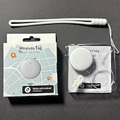 cheap Security Sensors &amp; Alarms-S5 Ultra-Thin GPS Tracker Card (Android Only), Wireless Charging Wallet Finder &amp; Child Locator, Real-Time Anti-Lost Tracking Device for Personal Items