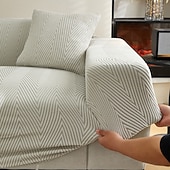 olcso Kanapéhuzat-rugalmas jacquard szövet kanapéhuzat, stretch kanapéhuzat, szekcionált L alakú kanapéhuzat, sarokhuzat nappaliba, 1/2/3/4 üléses