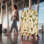 economico Abbigliamento da casa e pantofole per la casa-Coprivaligia con stampa floreale, coprivaligia elastico, coprivaligia da viaggio