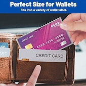 cheap Storage &amp; Organization-50 Pack Social Security Card Protector Sleeves, Ultra Clear &amp; Durable 31Mil Waterproof SSN/New Medicare/Credit Card Holder, Soft ID/Debit/Credit/Index Card Storage Sleeves